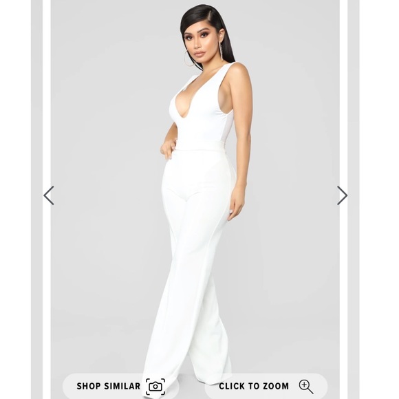 NWT: Fashion nova Oceans Deep Bodysuit - Ivory - Picture 5 of 6
